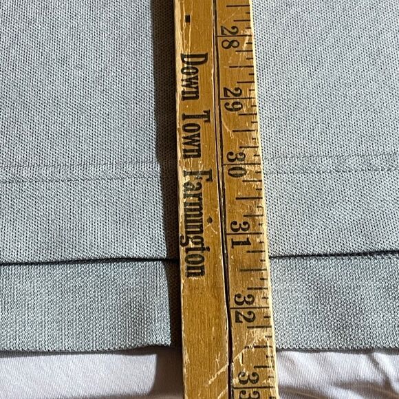 Foot Joy Polo Shirt Mens XL Gray Striped Performance Golf‎ FJ - Picture 5 of 5